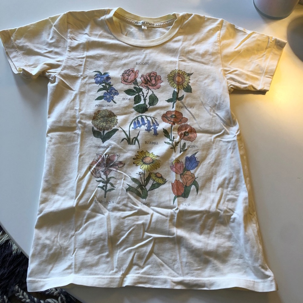 Urban Outfitters Future State Botanical Flower Tee